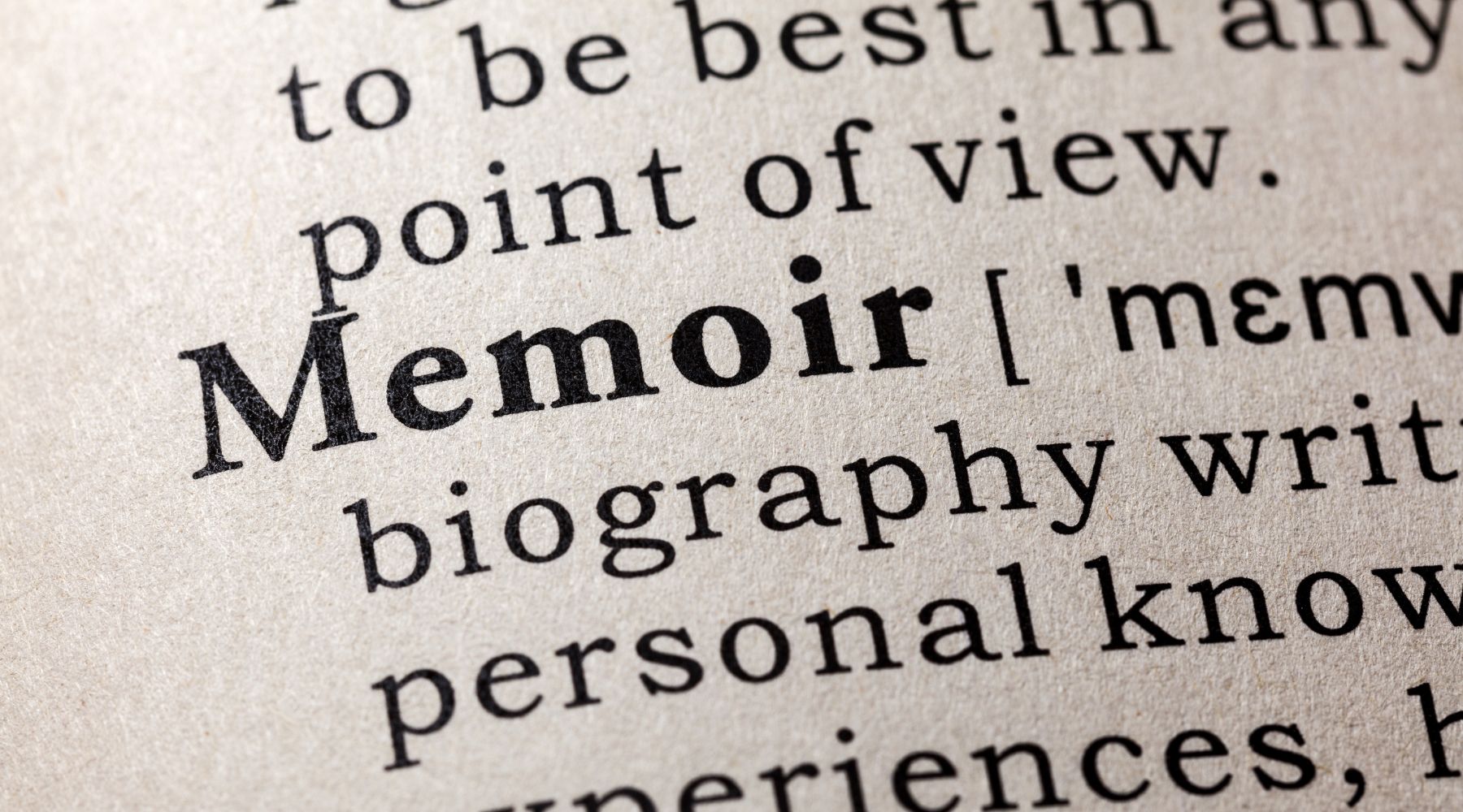 Memoir longlist 2022